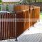 A606 Corten Steel Fencing with vary sizes
