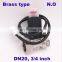 GOGO DN20A manual reset 3/4" Nickel-plated brass gas emergency shut off solenoid valves for home DC9-24V 12V DC