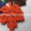 Handmade Surface Protector Leaf Shape Felt Coaster