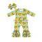 Flamingo Toddler Little Girl Romper Fall Boutique Outfit
