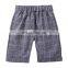 Summer Boys' Suit Children's Plaid Short Sleeve Children Clothing Two Piece Bow Set Boy Set