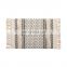 Nordic design  geometric pattern carpet rug hand tying tassels tufted printed door floor mat for decoration