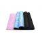 Custom Print Foldable Durable yoga pu suede mat