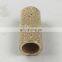 Bronze powder sintered filter noise cancelling filter