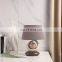 Popular new design hotel home table decoration modern nightstand lamps porcelain for gift