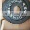 weight lifting plate iron weight plate for gym use gym fitness equipment barbell plate