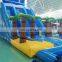 Manufacturer Large Adult Inflatable Forest Water Wet Slide With Small Pool For Clearance Sale