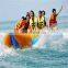 outside water game inflatable banana boat for exciting active water game