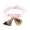 2016 new Fashion amethyst beaded wrap bracelet with tassel druzy charm bracelet