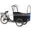 Pink cargo bike with Aluminum cabin