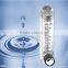 Acrylic panel mounted adjustable flow meter for liquid