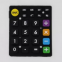 Multicolor Matte Silicone Rubber Keyboard For Calculator
