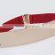 Metal mirror fashion lady elastic belt