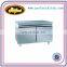 1500mm 1800mm Stainless Steel Commercial Under counter Freezer with export standard