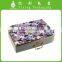 Delicate design custom leather cosmetic storage box beauty cosmetic box
