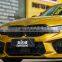 For BMW 3 series double slats  glossy  black ABS car grilles G20 G28 Front girlle