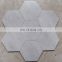 simple Nordic antique hexagon shape 300*260*115 tile art exhibition library floor tiles