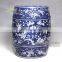 Antique Chinese HAND PAINTED Blue and White Ceramic Garden Furniture Stool