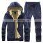 Wholesale Christmas Sale 2-pieces Hooded Men's Extra Large Size Sports and Leisure Sports Jogging Suit Custom Men's Hooded Suit