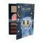 Unbranded empty makeup palette customise color oem cardboard eyeshadow with stainless steel pan