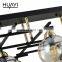 HUAYI Classic And Unique American Style Large Glass Bulb Chandelier Fixtures Modern LED Ceiling Lights