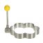 Kitchen Accessories 4 Different Shape Non-stick Stainless Steel Metal Fried Egg Ring Mold