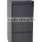 Factory 0.7mm Grey mini metal 3 drawer vertical file cabinet