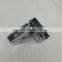 Stainless steel right-angled door hinge for shower glasses or washroom