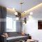 Luxury Gold Crystal Chandelier Living Room Rectangular Chandelier Crystal Pendant Lamp