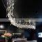220V 110V Modern Big Fascinating Design Project Customized Hall LED Chandelier Light