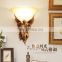 Fancy 3D resin fixture electric living room bedside hall hotel wedding led wall lights hotel lighting lamp