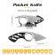 EDC Self-Defense Knife Mini G10 Handle Outdoor Folding Steel Ring Camping Knife Keyring Gift Customized