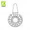 Wreath Design Garden Metal  Hanging Bird Feeder