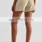 Fashion High Waist Women's Loose Casual Fitness Sports Clothing Shorts With Side Pockets Workout Running Gym Wear Yoga Shorts