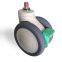 75mm 100mm 125mm 150mm hospital bed medical Swivel twin wheel reset caster with high quality