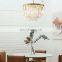 Modern American Crystal Glass Rod Pendants Chandelier Lighting Fixture For Living Room Dining Room Kitchen Island Foyer Lobby