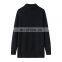 Women's 100% Cashmere Long Pullover Winter Warm Turtleneck Sweater With Fashionable Solid Pattern Knitted And Casual Style