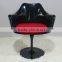 replica aluminium base swivel ABS Eero Saarinen tulip armchair with fabric cushion