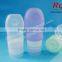 37/60/89ml silicone packaging bottle with sucker, silicone bottle for travel, small silicone bottle for soap/lotion/shampoo