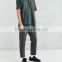 OEM Factory Short-Sleeve Double Layer T-Shirt With Raw Cut Hem
