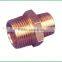 The high quality brass pipe coupling female and male brass socket