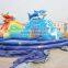 inflatable water park inflatable big water slide with pool
