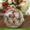 Christmas clear glass baubles etched sparkling vintage Decorations