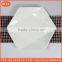 hotel plates all size wholesale customized star shape porcelain dinner plate for restaurant home ceramic six side dessert plate