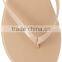 Simple design summer sandal slipper beige color slippers women summer 2016