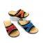 Big Size 2016 Popular Sexy High Wood Wedge Heel Sandals Branded Fashion New Design Ladies Slippers