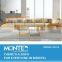 Solid Wood u Shape Sofa Set New Designs 2015