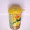 Colorful plastic lid/cap/cover/closure for tin can