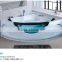 waterfall tempered glass side acrylic bathtub,triangle corner acrylic one piece new whirlpool bathtub