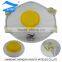 Disposable 3 layer non woven material dust mask FFP1 with valve